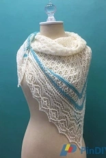 Willow Yarns-Juno Shawlette by Rae Blackledge-Free