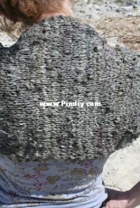 Abask Silk Sari Ribbon Shrug by Darn Good Yarn