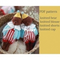 Circus bear - Anastasia Irina Latukina  - CuteKnitToy - English
