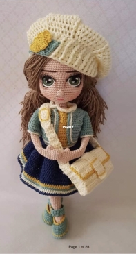 Amigurumi Akpınar - Elif Akpınar - Lola Doll - Lola Bebek - Turkish