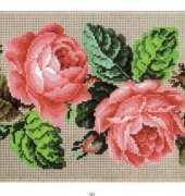 RS "Vienna Embroidery " Border of roses