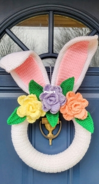 Strings and Cuddles - Elisa DeSena - Bunny Wreath - Free