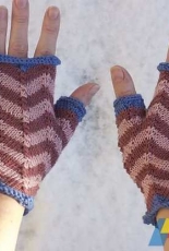 Skywalker Mittens by Sarah Lady/ Knit for Victory-Free