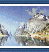 Classic Cross Stitch - SC 195 Northern Fjiord