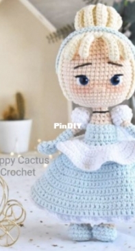 Happy Cactus Crochet - Lucy - Midnigth Princess