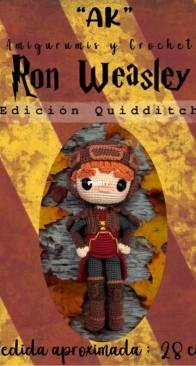 AmigurumisAK - Zayda Arteche - Ron Weasley - Spanish