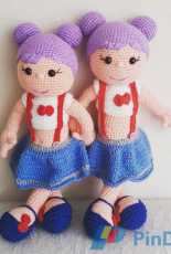 Amigurumi Two Dolls