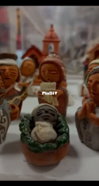 Ceramic nativity scene