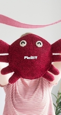 Garnknuten - Veronica Lönnqvist - Casper The Crab Bag