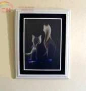 Abstract cats