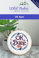 Wild Violet Cross Stitch - OK, Byee - Free