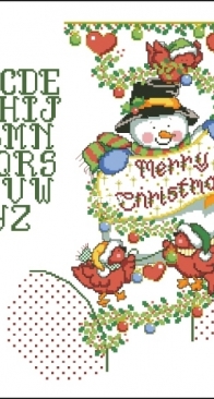 Needleform Christmas Collection 82202 - Holiday Snowman Stocking XSD