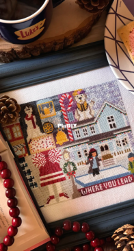 The Black Needle Society - Pattern no. 24 - Winter in Stars Hollow by Kathryn Landis