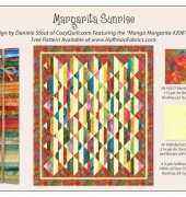 Cozy Quilt Design-Margarita Sunrise-Free Pattern