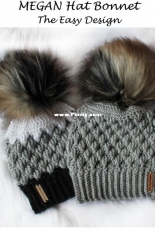 The Easy Design - April Miller - Megan Hat Bonnet