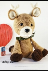 Sweet Oddity Art - Carolyne Brodie - Brighton the Buck Crochet Pattern