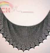 Kreations by Kristi-Spring is in the Air Shawl by Kristi Holaas