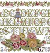 DMC BK092 Ancient Roses Sampler XSD
