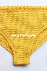 Capitana Uncino - Sunflower Crochet  Bikini Bottom