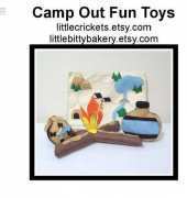 Little Crickets-Felt Food Camp Out Fun Toys