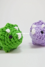 Louies Loops - Louis Mensinger - Triceratops Amigurumi - Free