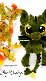 Olya Usolya Amigurumi - Olya Usoltseva - The kindest dragon - Самый добрый дракон - Russian