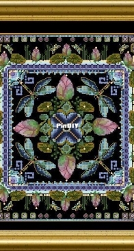 Chatelaine Designs ONL 116 - Beaded Dragonfly Tile