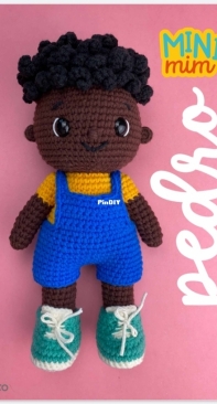Caco amigurumi - Juliana Sanches - Mini Me Peter - Mini mim Pedro - Portuguese