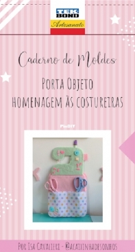 A Caixinha de Sonhos - Isa Cavalieri - Object Holder Homage to the Seamstresses - Porta Objeto Homenagem as Costureiras - Prtuguese - Free
