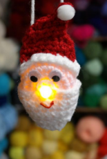 Knot 2 Sassy - Tracee Fromm - Lighted Santa Ornament - Free