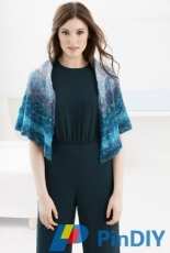 Lion Brand Yarns-L50258-Easy Half Circle Shawl-Free