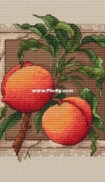 Paradise Stitch - Peaches by Olga Lankevich
