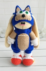 Knittoypatterns - Natalya Solovjeva - Natalia Solovieva - Blue Outfit