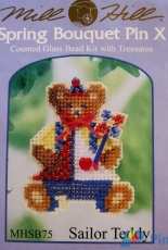 Mill Hill - Spring Bouquet Pin X MHSB75 Sailor Teddy