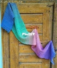 KAME Crochet Patterns - K.A.M.E. crochet - Krisztina Anna - Elizabeth-Anna Shawl - Free