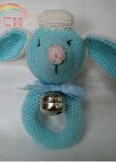 Hip Haakwerk - Carla Stey  -  Crochet Lamb Rattle - Dutch