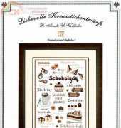 Liebevolle Kreuzstichentwurfe LKE B-116-08 - Schokoladenmustertuch