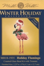 Mill Hill MH18-1935 Winter Holiday Collection - Holiday Flamingo