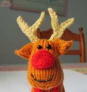 Rex The Reindeer by Jenny Stacey /Justjen-knits&stitches-Free