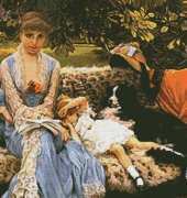 Artecy Cross Stitch - Quiet by James Jacques Joseph Tissot