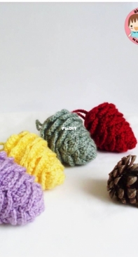 Butter Bear Made - May Ahmaymet  -  Colorful Pinecone