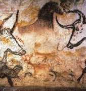 HAELCD 101 QS Lascaux Bull Horse - Ancient Stone Wall Painting