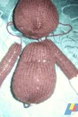 Naughty monkey in a beret - pink