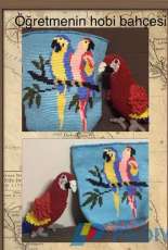 parrot wayuu bag