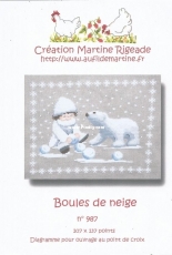 Création Martine Rigeade 987 - Boules de Neige