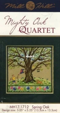 Mill Hill - Mighty Oak Quartet MH17-1712 Spring Oak