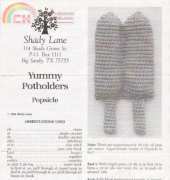 Shady Lane - Debby Caldwell - Yummy Potholders Popsicle