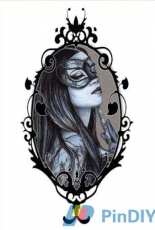 Tilton Crafts - Midnight Masquerade Cameo