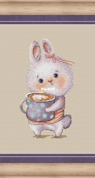 Fun Sheep FS/22-066 - Coffee Lovers - Bunny by Anastasia Kravtsova / Eremeeva