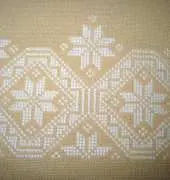 Neutral tablecloth